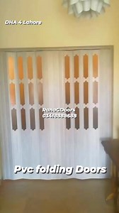 2.5K views · 16 reactions | Folding Doors Partition leveing Room Divider ideas transform your Space #viralpost2025シ2025 #fbreelsfypシ゚viralvideo #ranagdoors #viralreelsfacebook #doors #janhang #foldingdoor #viralreelsシ #StarsEverywhere #indian | Pvc Plastic Doors Company Lahore Pakistan | Facebook