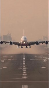 1.1K views · 2.7K reactions | Emirates Airlines Airbus A380 Touches Down Smoothly at Dubai Airport #EmiratesA380 #fblifestyle | PJ Daddy | Facebook