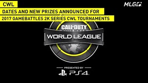 8.8K views · 171 reactions | New dates and prizes have been announced for the 2017 Call of Duty World League GameBattles 2k Series Tournaments, Presented by PlayStation 4! | Major League Gaming | Facebook