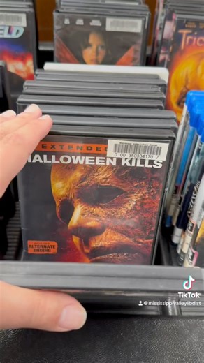 Horror movie display for Halloween. Free rental with your library card! #librarycard #librarylife #halloween #horrormovies | Collinsville Memorial Library Center | Facebook