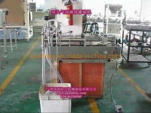 [Hot Item] Lotion Liquid Cream Semi Automatic Piston Pneumatic Filler Filling Machine
