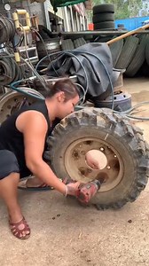 80K views · 806 reactions | Tractor puncture tire inner tube replacement #mechanic #mechanicjames #automotive #repair #restoration #viral #shorts #reels | Mechanic James Team | Facebook