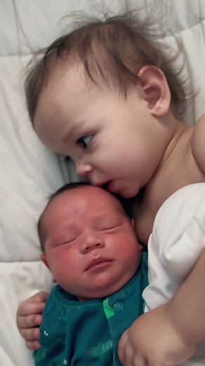 Adorable Baby Close-Up: Resting in Cozy Bedroom