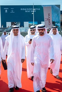 5K views · 103 reactions | It was an absolute pleasure to welcome Sheikh Hamdan bin Mohammed bin Rashid Al Maktoum, Crown Prince of Dubai, onboard the Majesty 100 Terrace for an exclusive walkthrough tour and to have him visit our Pavilion during Dubai International Boat Show. A truly unforgettable experience! | Gulf Craft | Facebook