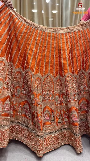 Beautiful orange designer lehenga for Garhawal! Stunning lehenga, chunni, and blouse—every piece will make you shine. Grab yours now! #DesignerLehenga #GarhawalFashion #EthnicElegance #StunningLook #FestiveWear #jabalpur #garhawalsonsjabalpur #visitnow #trends #clothes #traditional #saree #ethenicwear #lehenga #festival | Garhawal Sons