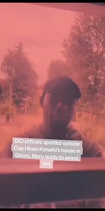 Police Officer Hiram Kimathi confronting DCI officers moments before he was arrested | Kenya News Desk