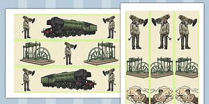 The Industrial Revolution Display Borders