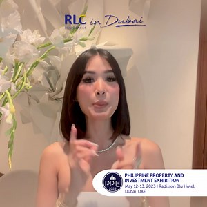 Heart wants you to come and join us at the Philippine Property and Investment Exhibition 2023! If you're in Dubai from May 12 to 13, don't miss out on this excellent opportunity to find a lucrative home investment in the Philippines. Connect with RLC Residences' International Marketing Team or visit rlcresidences.com to know more. | RLC Residences