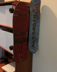 Swivel Rack- Portable Skateboard Storage. Right now on eBay. #skatehoarding #skateboardinglife #skateboardingisfun #skateboardpark #skateboarddesign #skateboardgirl #skateboardart #skateboardcollector #oldschoolskateboarding #80sskateboards #skateboardrack | SkateHoarding