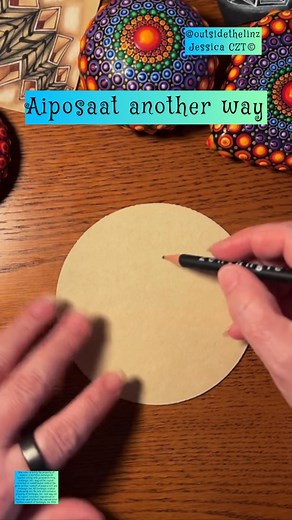 NEW Zentangle tangle aiposaat this is a version I made in a circle🥰✍️ . . Find more here👉https://linktr.ee/outsidethelinz . . . . . . . #🥰✍️ #FYP #fypシ #ForYou #foryourpage #drawing #nomistakes #outsidethelinz #artist #artistsoftiktok #zentangle #howtozentangle #howtotangle #learnfromme #learnontiktok #selfcare #aiposaat #newtangle #howtodraw #howto | Outside the LinZ