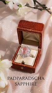 Yes or no? A Padparadscha sapphire engagement ring Padparadscha sapphires are a unique variety of sapphire, prized for their distinctive blend of pink and orange hues reminiscent of a lotus blossom. The name "Padparadscha" derives from the Sinhalese word padmarāga (or padmaragaya), which originates from Sanskrit padma (lotus) and rāga (color), meaning "lotus-colored." This particular Padparadscha shows no signs of heat treatment and originates from Ceylon (Sri Lanka), enhancing its exceptional r