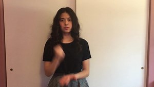 Asian Woman do Rock Paper Scissors and JOI