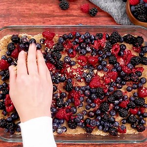 16K views · 80 reactions | ▶️ WATCH: https://iowagirleats.com/triple-berry-crumb-bars/ GF Triple Berry Crumb Bars taste like pie with none of the work! 𢡄✨ | Iowa Girl Eats | Facebook