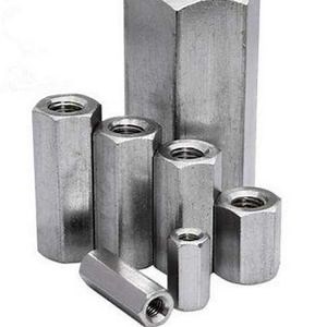 [Hot Item] Copper Hex Rod Coupling Long Nut DIN6334 for Hex Bolts