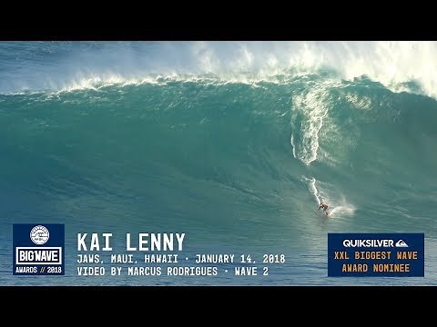 Kai Lenny at Jaws - 2018 Quiksilver XXL Biggest Wave Nominee - WSL Big Wave Awards