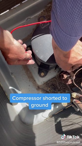 HVAC Technician Troubleshooting: Compressor Shorted to Ground