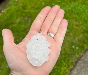 Hail as big as tennis balls reported as strong thunderstorms hit the N.J. region