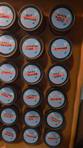 🧂🫚customize and organize my seasonings! #cookwithme #food #organize #allspice #kitchenhacks