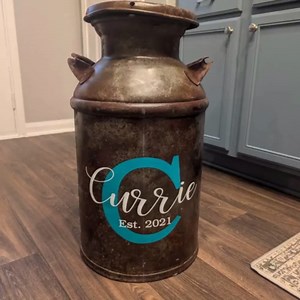 Noodle Board Decal | Personalized Name Decal | Family Last Name Sticker | Initial Wall Decor | Front Door Sticker | DIY Wedding Sign Decor