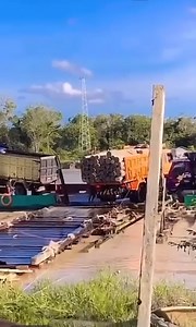 Amazing overloading truck on overload boat | Giant Machine