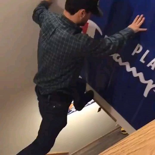 AJ Classen on Instagram: "Melanie's contortionist in real life #fail #trynottolaugh #stairs #funny"