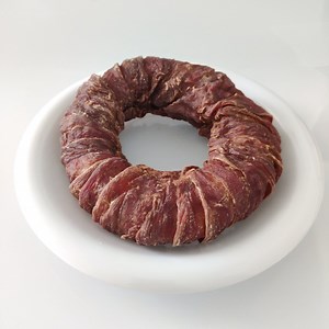 [Hot Item] Organic Duck Rawhide Donut Treats for Dog Cat Pet Food ODM