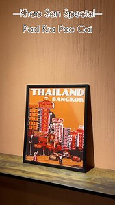 Our Pad Kra Pao Gai offers spicy Thai basil chicken over jasmine rice, finally topped with a fried egg to make a meal packed with satisfaction! | Khao San