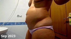 Eating and shower compilation video for subscribers and PH