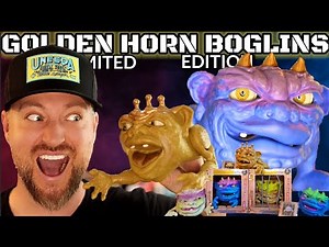 BOGLINS ARE BACK! Unboxing The Limited Edition Golden Horned Boglins | Limited To 3,000!!😲