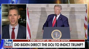 Joe Biden—the same president who sicked his DOJ on parents and called them “domestic terrorists”—is now trying to take out his chief political opponent. | Senator Josh Hawley
