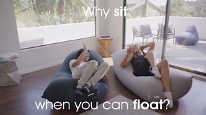 Yogibo Max 6 Foot Giant Bean Bag Chair Bed Lounger for Adults, Kids and Teens with Filling, Extra Large, Oversized, Big, Huge, Plush, Sensory Beanbag Couch Sofa Sack, Washable Cover, Fern