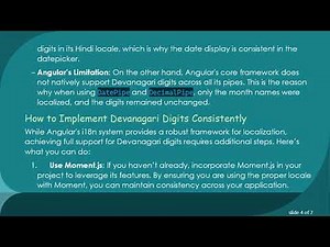 Can Angular i18n Handle Devanagari Digits? Understanding the Limitations