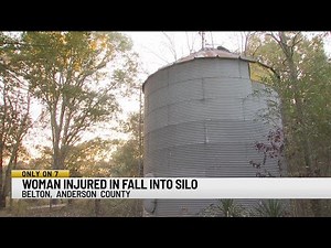 Woman injured after fall into grain silo in Anderson Co.