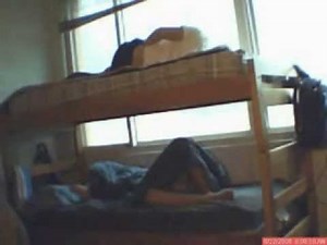 Sleeping in a college dorm