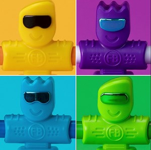 Add another member to your Foosbots team with these limited edition players! 🌠🔥 Play anywhere. Turn your surroundings into trick shots. Push your skills to the limit. Collect them all. ✔️ Become the ultimate Foosbots champion at this link: https://bit.ly/FBTFoosbotsSingle | Fat Brain Toys