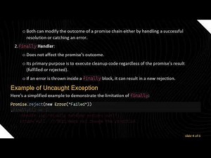 Understanding the Promise.finally Pitfall in JavaScript: Why It Leads to Uncaught Exceptions