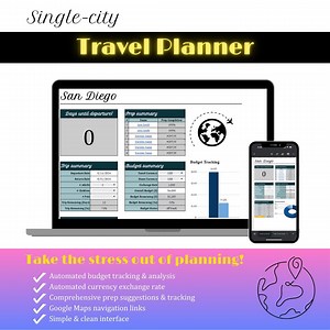 Single-city Travel Planner - Etsy UK