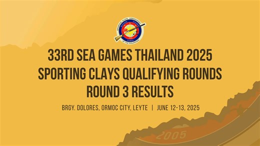 Here are results of the recently concluded 3rd leg of the Sporting Clays Qualifying Rounds held in Brgy. Dolores, Ormoc City last June 12-13, 2025. Carlo Baltonado secured first place, while Congressman Richard Gomez delivered a strong performance, finishing in third place. Jake Ancheta took second place, completing the podium for the men’s division. In the ladies category, Des Dimagiba claimed first place, followed by Rheena Aguilar in second place. Congratulations to all the winners and partic