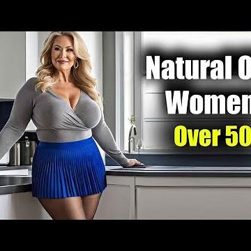 Attractive Woman Above 50 | Natural Beauty Old | Over 50 | Classy Dressed