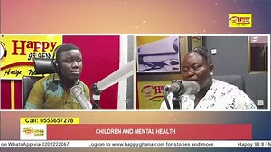 Adults chronic depression needs medication, but children only need therapy - Sandra Agyeiwaa Botchway #HappyHMS #HappyGhana | Happy 98.9 FM | Facebook
