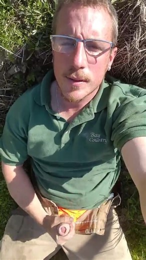 Golf club worker cums at work