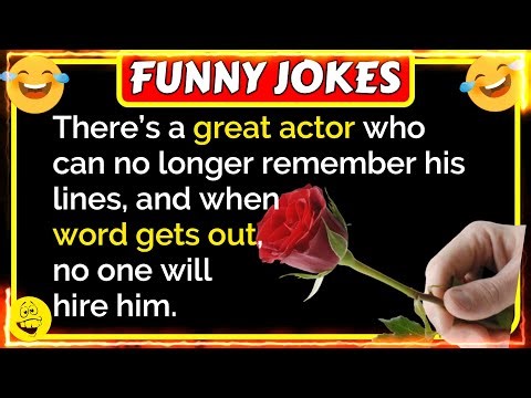 🤣 FUNNY JOKES! There’s a great actor who can no longer remember his lines... 🤣😂🤣
