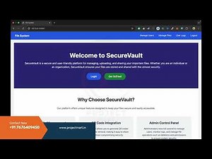 SecureVault Password Manager | Python Project | Secure Password Storage System | Complete Tutorial