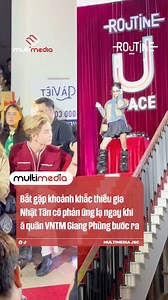 372K views · 2K reactions | Bắt gặp khoảnh khắc thiếu gia Nhật Tân có phản ứng lạ ngay khi á quân VNTM Giang Phùng bước ra #MultiMediaJSC #RoutineUSpace #USpaceURoutine #583SuVanHanh #MultiNetwork | Vietnam's Next Top Model TV Show | Facebook