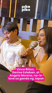 Vince Rillon, Denise Esteban, at Angela Morena, na-in love sa ganda ng Japan #VinceRillon #Japino #DeniseEsteban #AngelaMorena #Vivamax #Japan #EntertainmentNews #Pikapikaph | Pikapika
