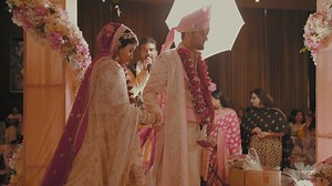 Bhavya and Karan's wedding ceremony, filmed by WeddingSutra Favorite , captures the vibrant celebration of their love, filled with playful moments. Video Courtesy: #weddingsutra #weddingvideo #indianweddingvideo | WeddingSutra | Facebook