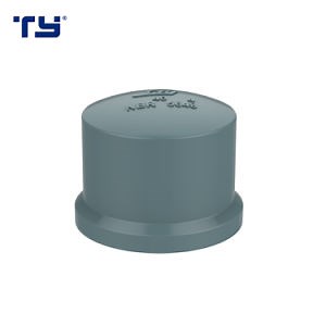 [Hot Item] PVC End Cap Plastic Plumbing Pipe Fittings NBR5648/ BS4346 DIN