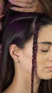 ASMR Cyberpunk Hairstyle | Futuristic Braiding Styling, Precise Sectioning & Bangs | Soft-Spoken #asmrrealperson #asmrrelax #hairstyling #ivybasmr #asmrreels #reelsinstagram | Ivy B ASMR