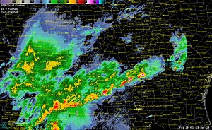 2:52p Radar Update: Storms have cleared the area, with the exception of the far southeast counties. Some light rain showers and sprinkles may move back across the area this evening, but no thunderstorms are expected. #alwx | US National Weather Service Birmingham Alabama