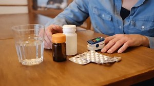 Sick Woman Measuring Her Pressure Table: стоковое видео (без лицензионных платежей), 3456810433 | Shutterstock